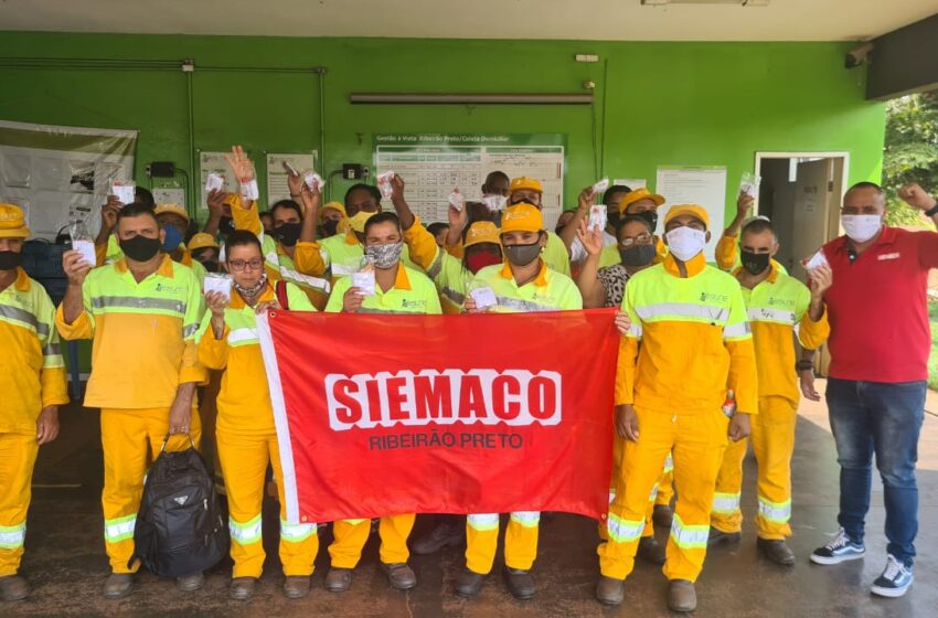  Semana de Prevenção de Acidentes na Estre tem presença do SIEMACO Ribeirão Preto; Sindicato faz sorteio de vários prêmios