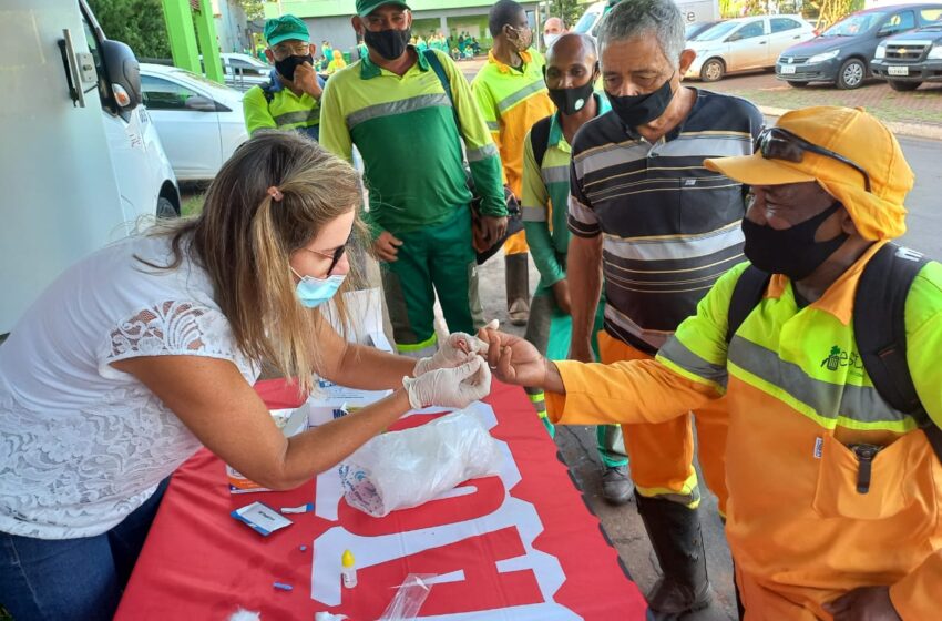  SIEMACO Ribeirão Preto realiza testes de Covid para o Asseio e a Limpeza Urbana da região e dá mais segurança para suas categorias