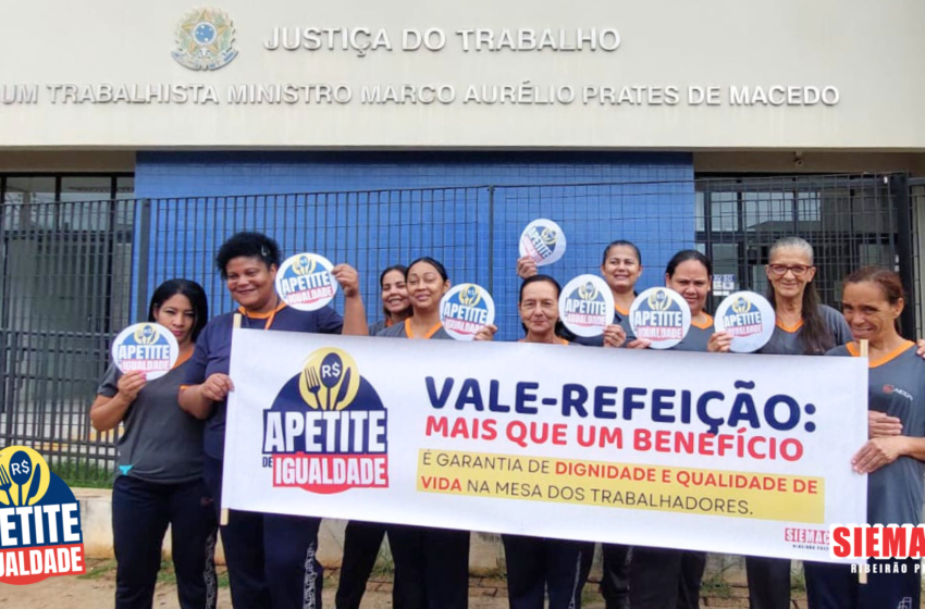  SIEMACO Ribeirão Preto inicia campanha por vale-refeição digno para trabalhadores