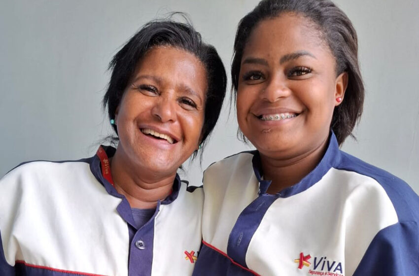 Mãe e filha unidas pelo trabalho e pela força!