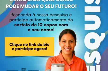 🥤 Quer ganhar um copo personalizado?