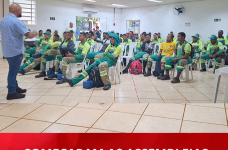 Campanha Salarial da Limpeza Urbana: Assembleias iniciadas com aprovação unânime da pauta