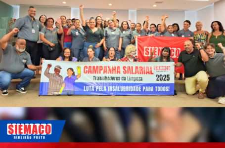 SIEMACO Ribeirão Preto participa de confraternização de Natal com trabalhadores da SPSP