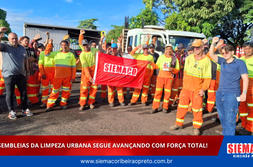  Campanha salarial avança e garante valorização aos trabalhadores da Limpeza Urbana