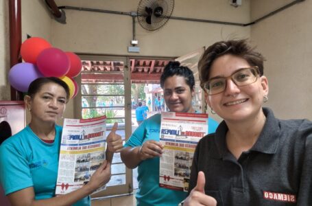 Siemaco Ribeirão Preto distribui boletim com conquistas da Campanha Salarial do Asseio e Conservação