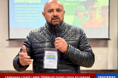 João Capana reforça importância da NR-38 em encontro no Paraná