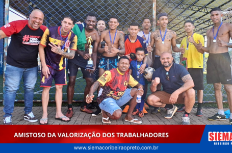 Amistoso da Valorização dos Trabalhadores reúne coletores da Estre em dia de esporte e confraternização