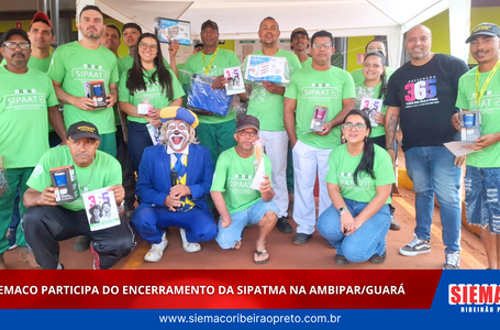 SIEMACO participa do encerramento da SIPATMA na Ambipar/Guará